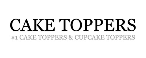 Logotipo de toppers de bolo